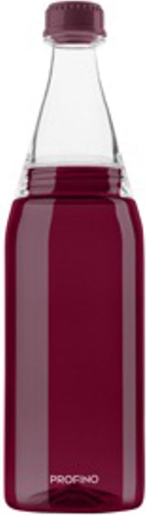 PROFINO Wasserflasche Sparkle 750ml burgund Produktbild 