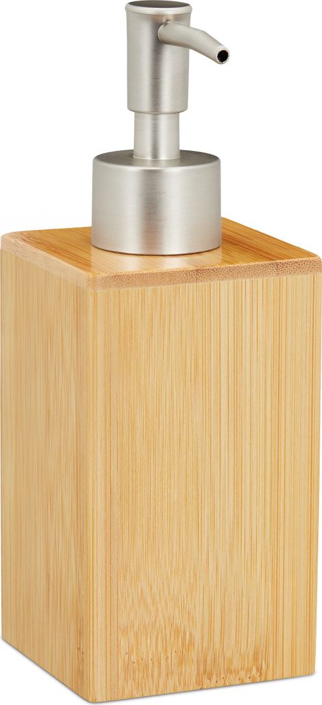 Seifenspender Bambus - 200 ml - freistehend - manuell - Badezimmer - WC - Küche