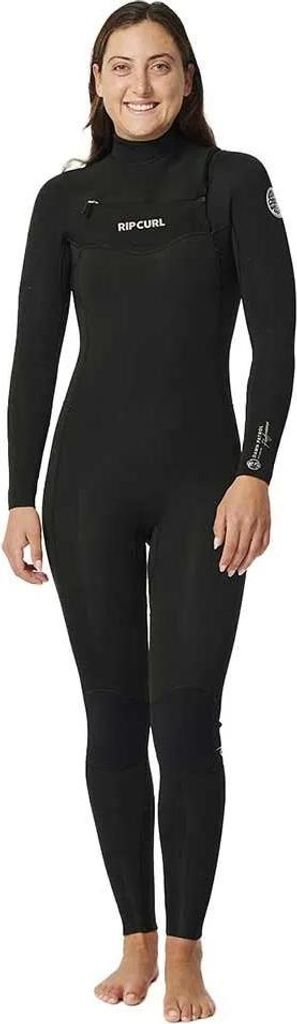 Rip Curl D/patrol 4/3 Mm Perf Neoprenanzug Mit Langem Arm Und Reißverschluss Am Brustkorb Für Damen Schwarz 6 Damen Schwarz 6