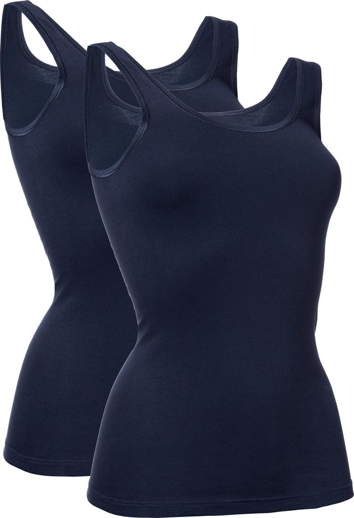 Con-ta Damen-Unterhemd 2er-Pack marine 42