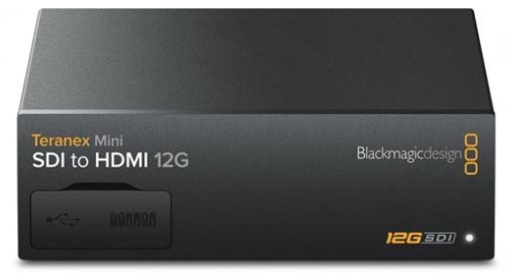 Blackmagic Design Teranex Mini, Schwarz, 4096 x 2160 Pixel, 1080i, 1080p, 2160p, 720p, NTSC, PAL, 12 Gbit/s, SDI