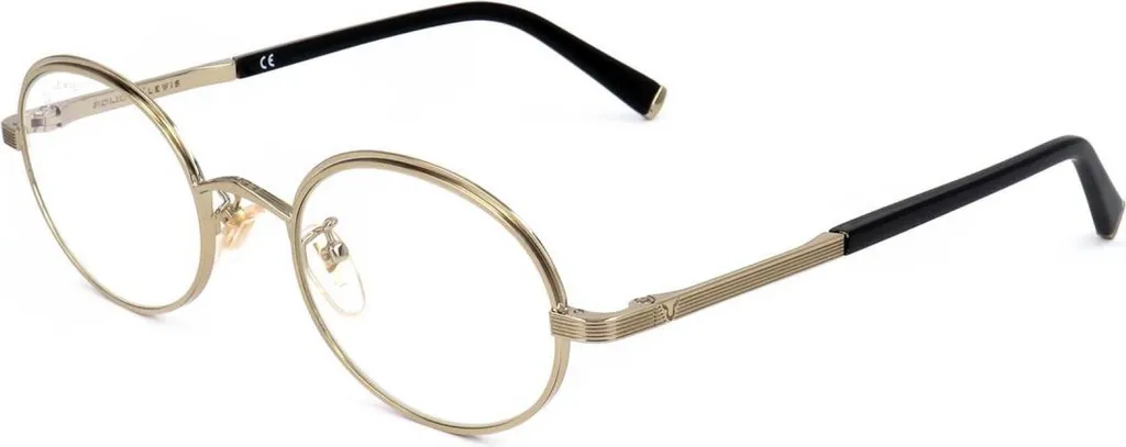 Police SPLA29 Occhiali Metallo 50/21/140 - Specifiche Shiny Grey Gold