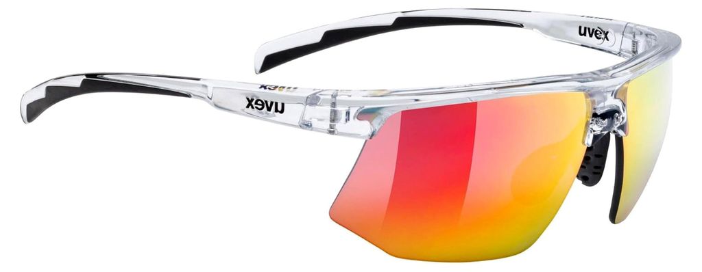 aerios - Sportbrille für Damen und Herren - 100% UVA-, UVB-, UVC-Schutz - beschlagfrei - Soft-Bügel