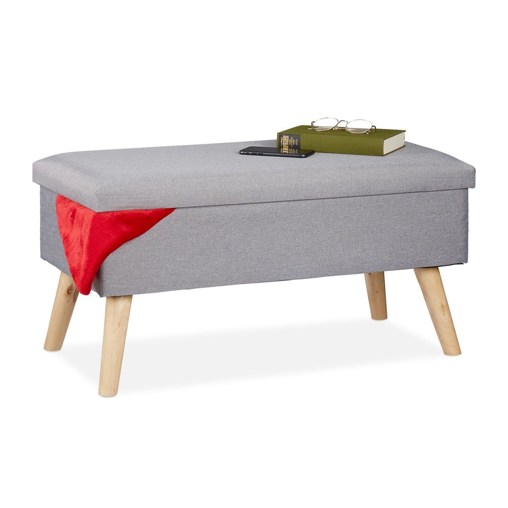 relaxdays Sitzbank mit Stauraum Produktbild 1