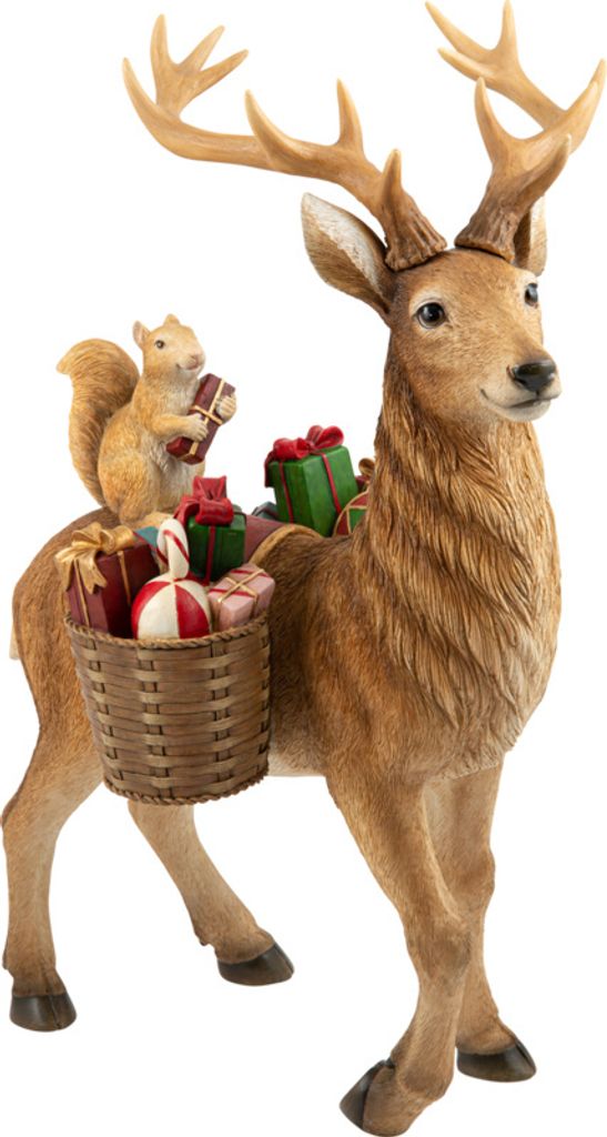 Accessoire Cerf Hiver V&b Décoration Festive En Porcelaine Image du produit 