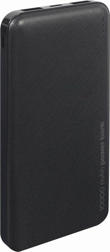 Gembird Powerbank 10000 mAh in Schwarz - Kompaktes Produktbild 