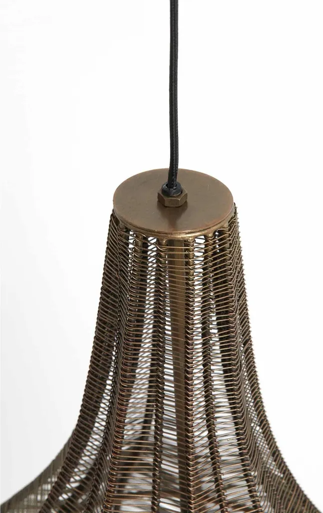 Suspension Mariama Bronze pour Éclairage de Table à Manger Style Loft - 6