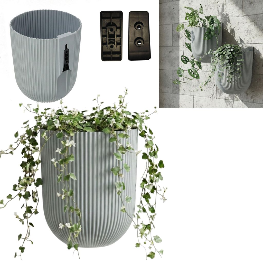 Pot de fleurs suspendu, support mural pour plantes, pot de Image du produit 