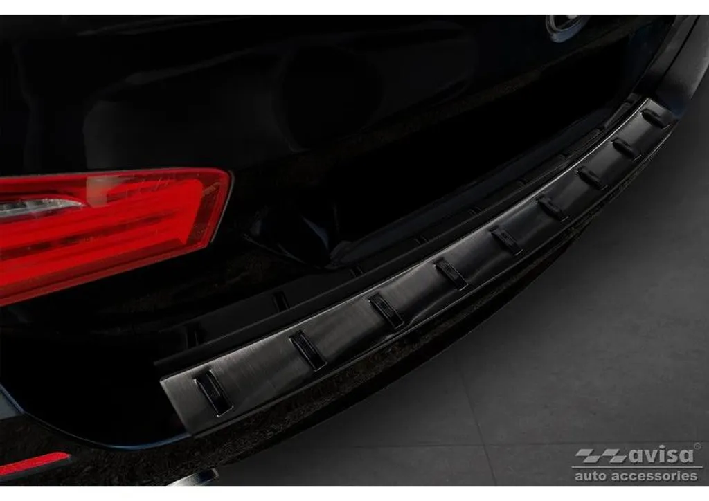 Seuil de coffre BMW 5 F11 2010-2017 - Protection pare-chocs foncé - 8