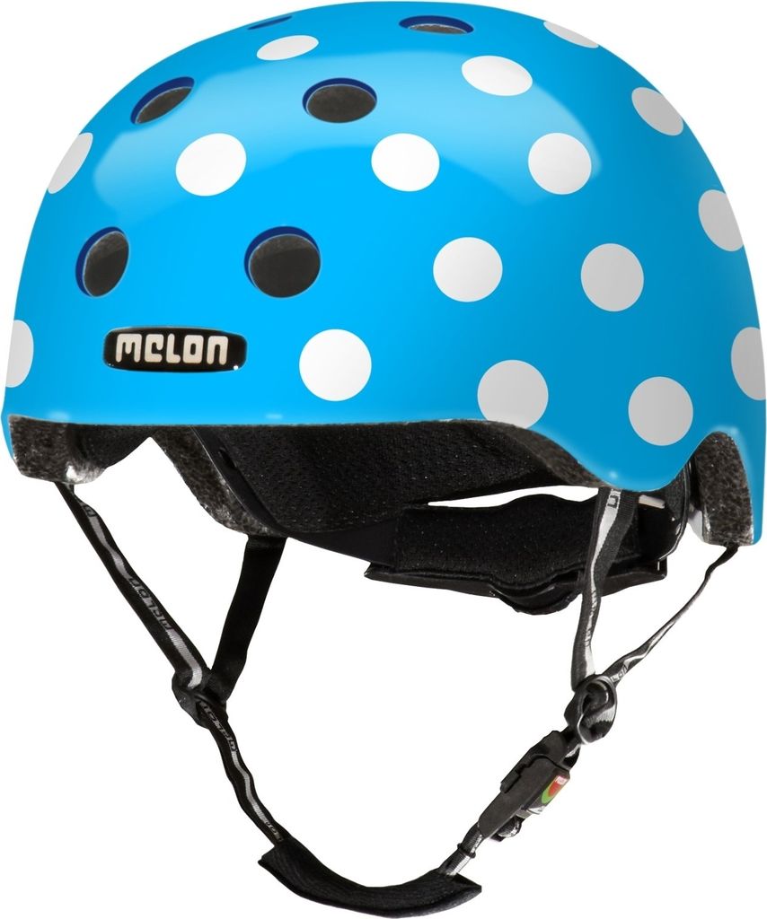Melon Fahrradhelm Urban Active , Dotty Blau Matt, XL-XXL