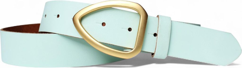 FRONHOFER Damengürtel 3,5 cm echt vergoldete, mattierte Schnalle, echt Leder