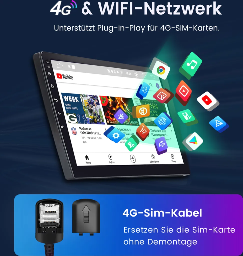 Infotainment Android BMW Serie 1 E81 E82 E87 E88 4G 64GB CarPlay IPS - 8