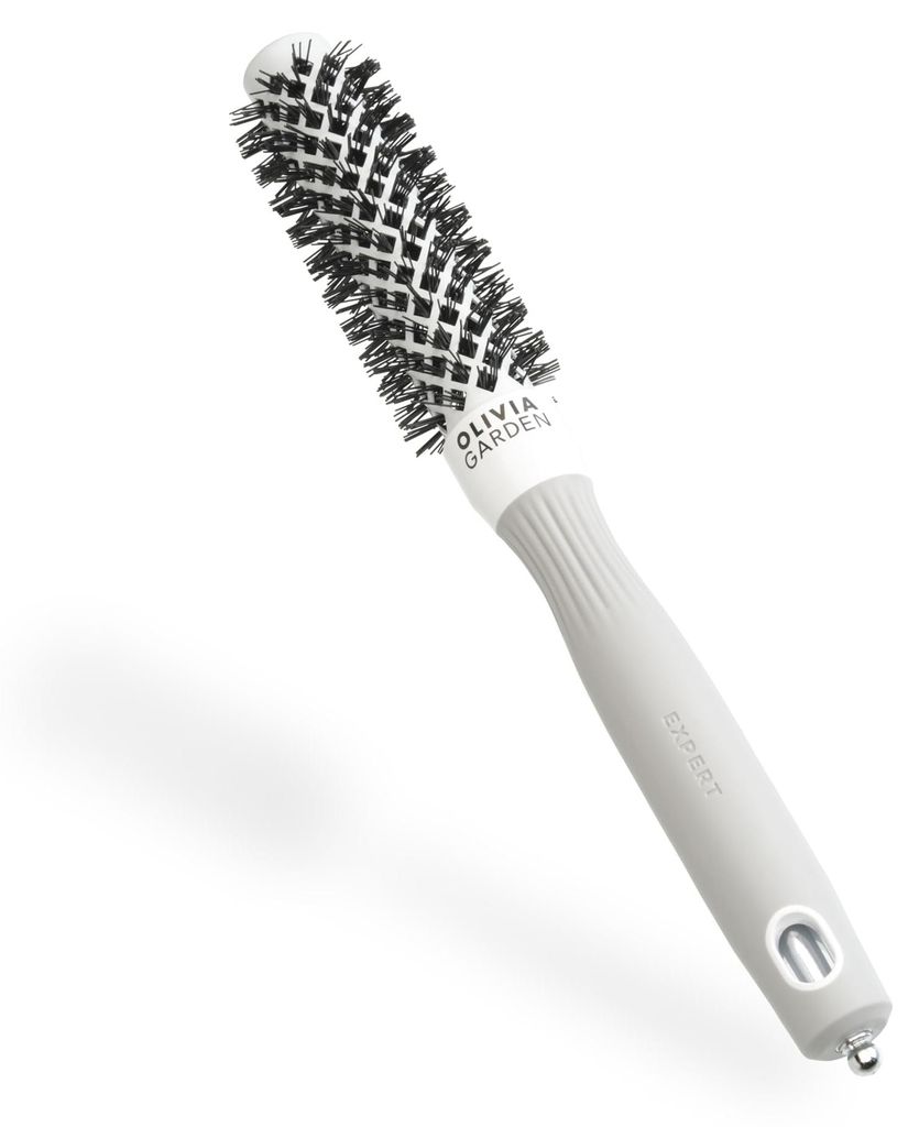 Olivia Garden Blowout Shine: Cepillo para el cabello blanco Imagen del producto 