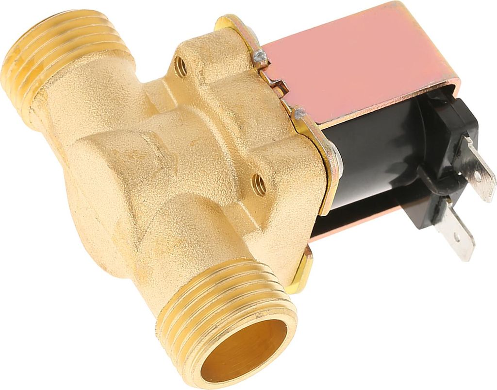 1/2" DC 12V normálne uzavretý mosadzný elektrický Obrázok produktu 