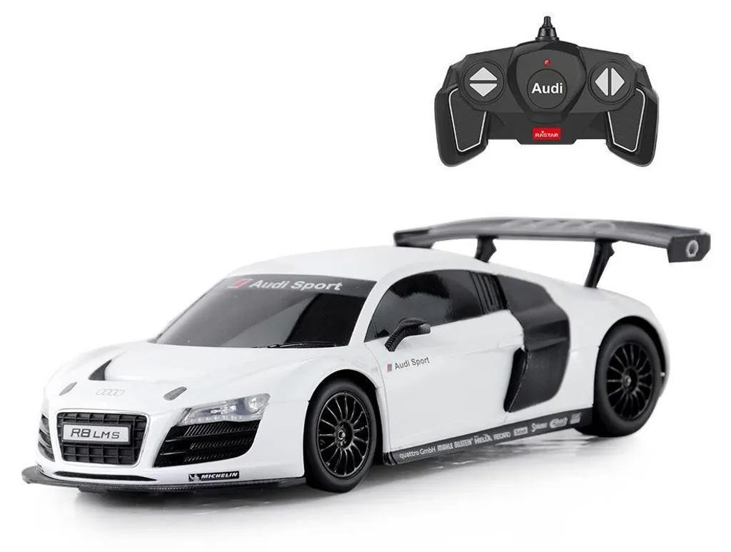 Audi R8 LMS Rastar 1:18 - Voiture de Course Télécommandée Fidèle