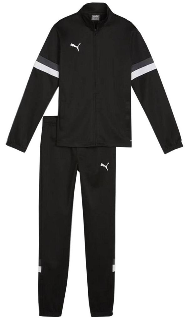 Puma - "Team Rise" Trainingsanzug für Kinder MR2446 (158-164) (Schwarz)