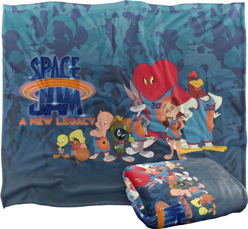 Couverture Space Jam Multicolore TV18463 Design Formation du Groupe