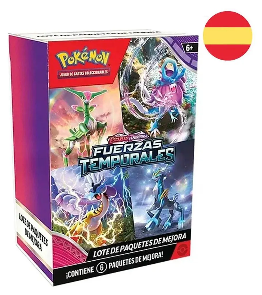 Booster Pokémon Forces Temporelles Cartes Multicolores Taille Unique