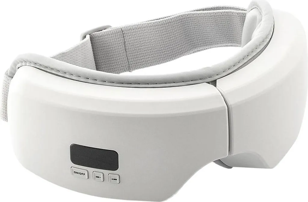 Masque de Massage Oculaire Chauffant - Appareil de Relaxation Bluetooth