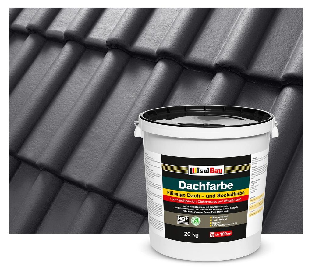 Isolbau Dachfarbe - 20 kg RAL Farbe Fassadenfarbe Nano Produktbild 