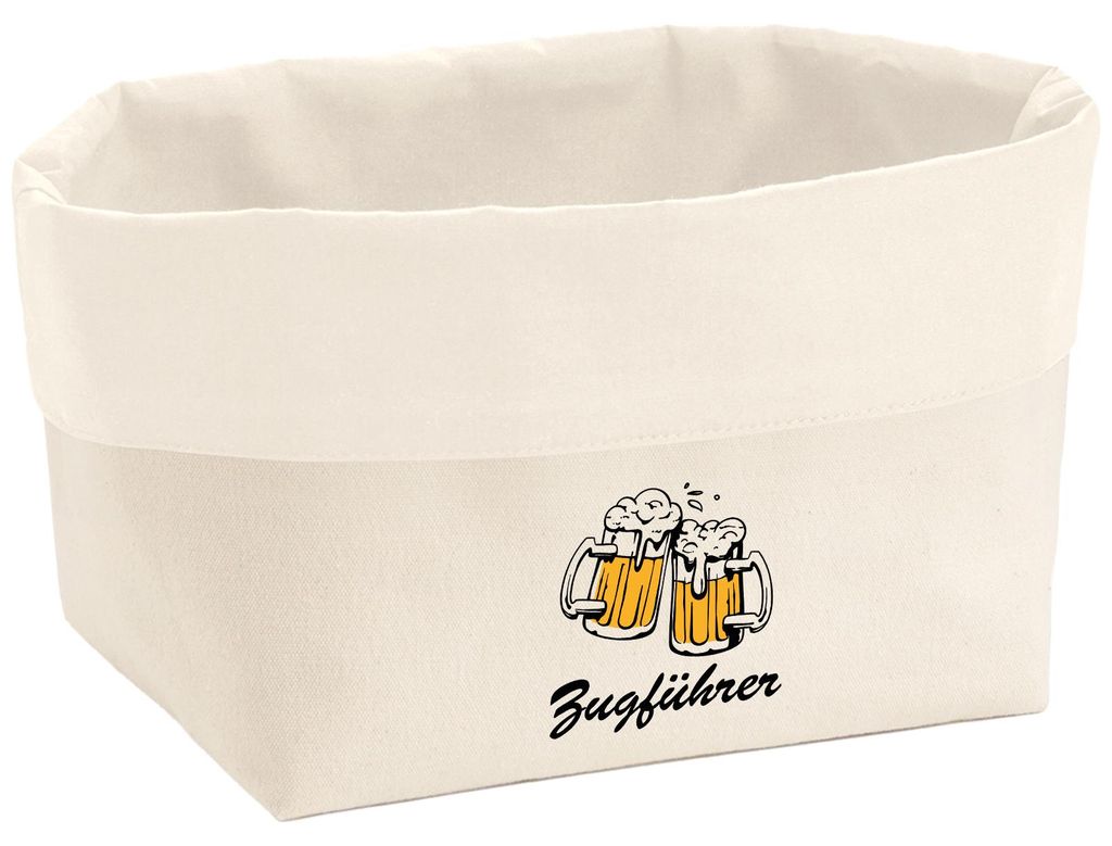 Huuraa Organizer Zugführer Schützenfest Spielmannszug 8 Liter Large Canvas Baumwolle Utensilo Geschenkidee