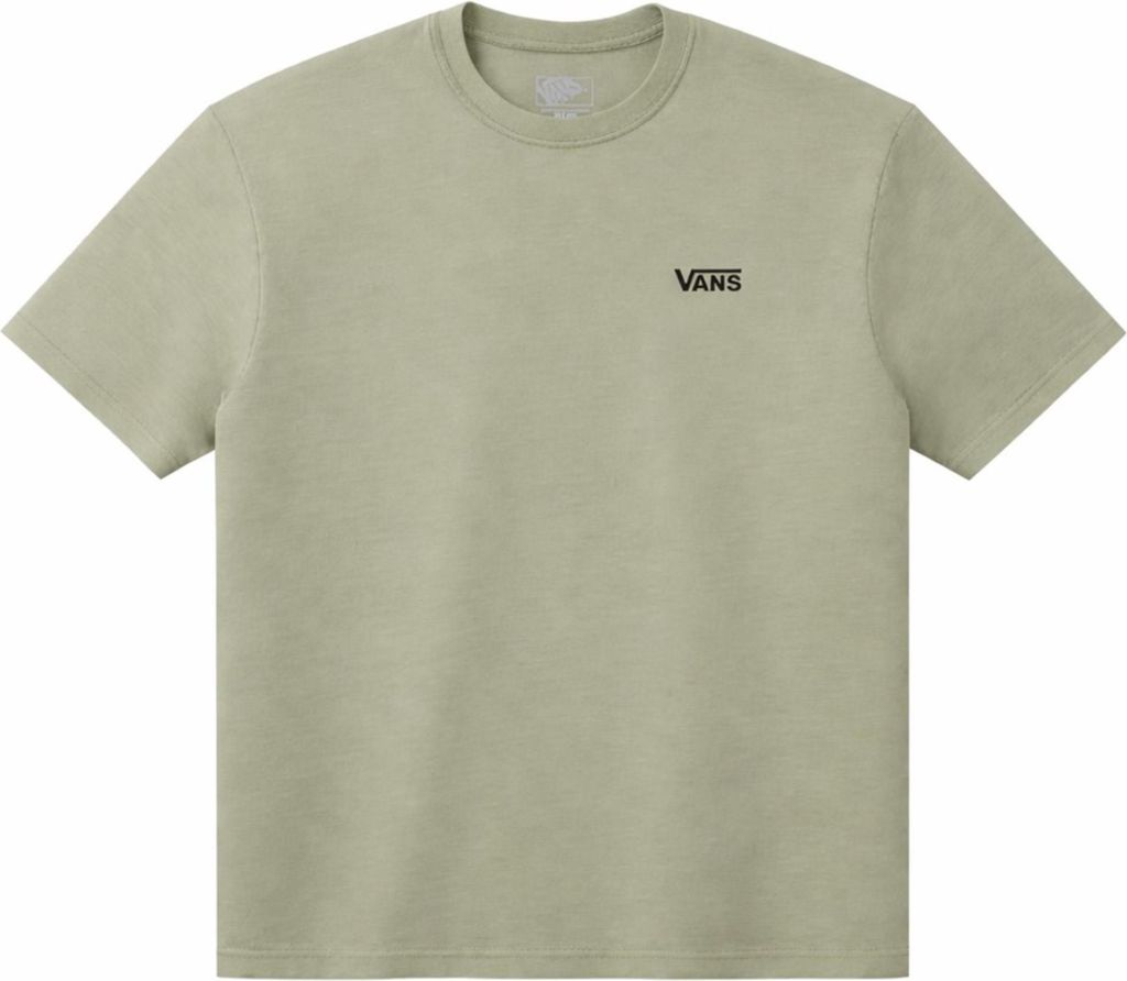 Grünes Herren T-Shirt mit Aufdruck und Rundhals kurzarm online kaufen