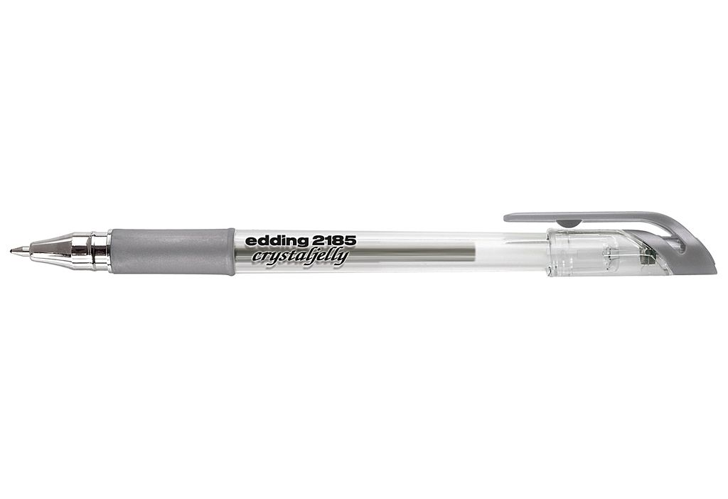 EDDING Gelroller 2185 Crystaljelly silber Produktbild 