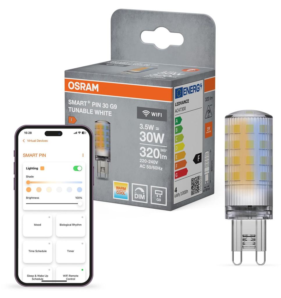OSRAM SMART+ WiFi SPECIAL PIN CL 30 LED žiarovka s päticou Obrázok produktu 