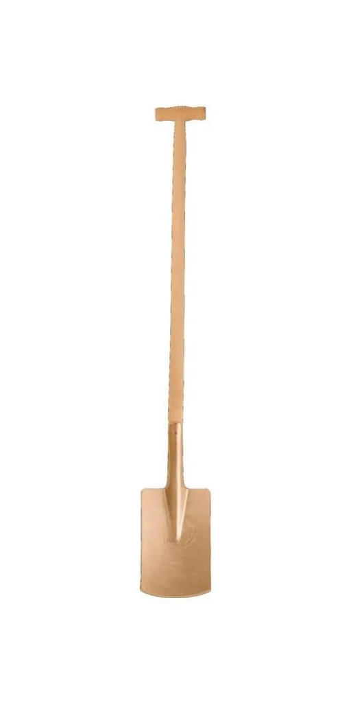 Bêche anti-étincelles 260x170mm avec manche en T ergonomique et robuste
