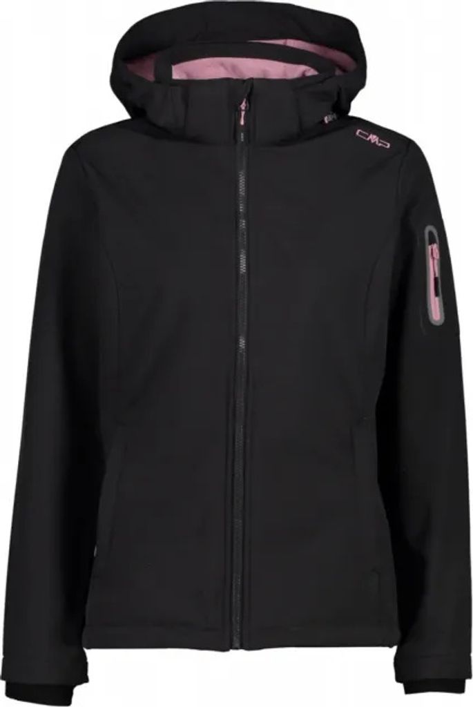 Cmp Woman Jacket Zip Hood 00Un Antracite-Fard 36