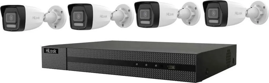 Kit HiLook Smart Hybrid Light avec caméras de surveillance extérieures