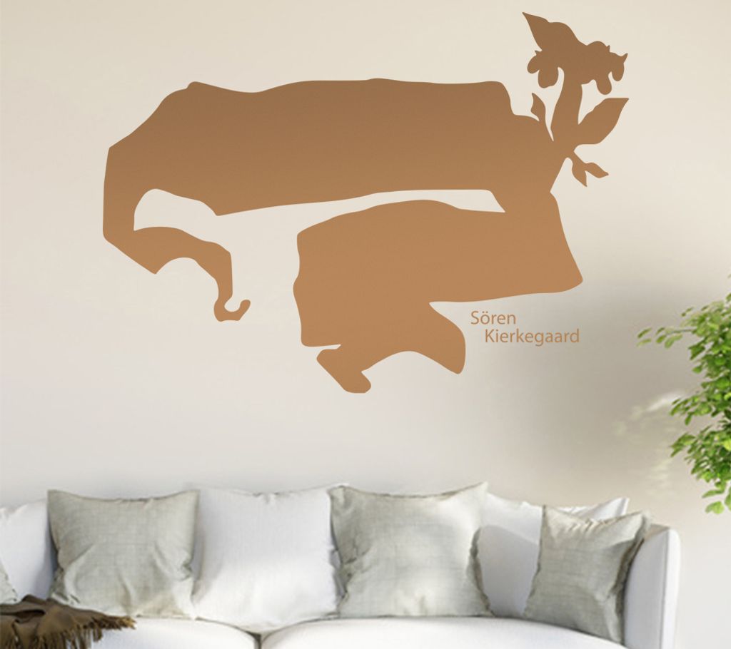 Verstehen kann man das Leben ... Wandtattoo in 6 Größen - Wandaufkleber Wall Sticker - Dekoration, Küche, Wohnzimmer, Schlafzimmer, Badezimmer