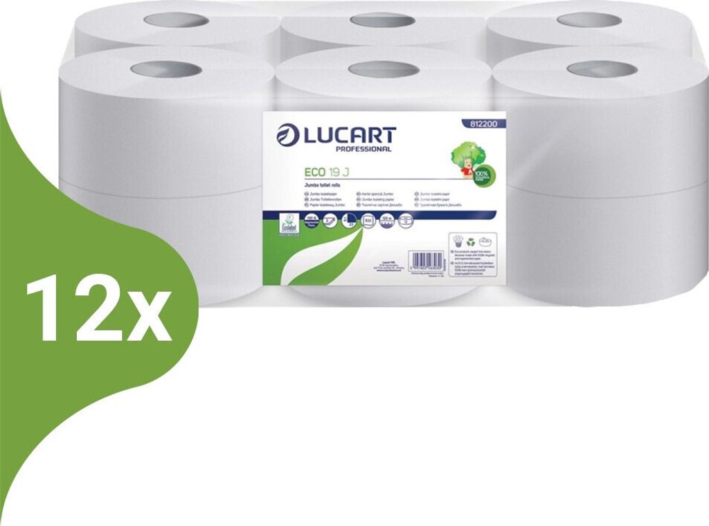 Lucart Eco 19J ekologický toaletný papier s priemerom 19 cm Obrázok produktu 