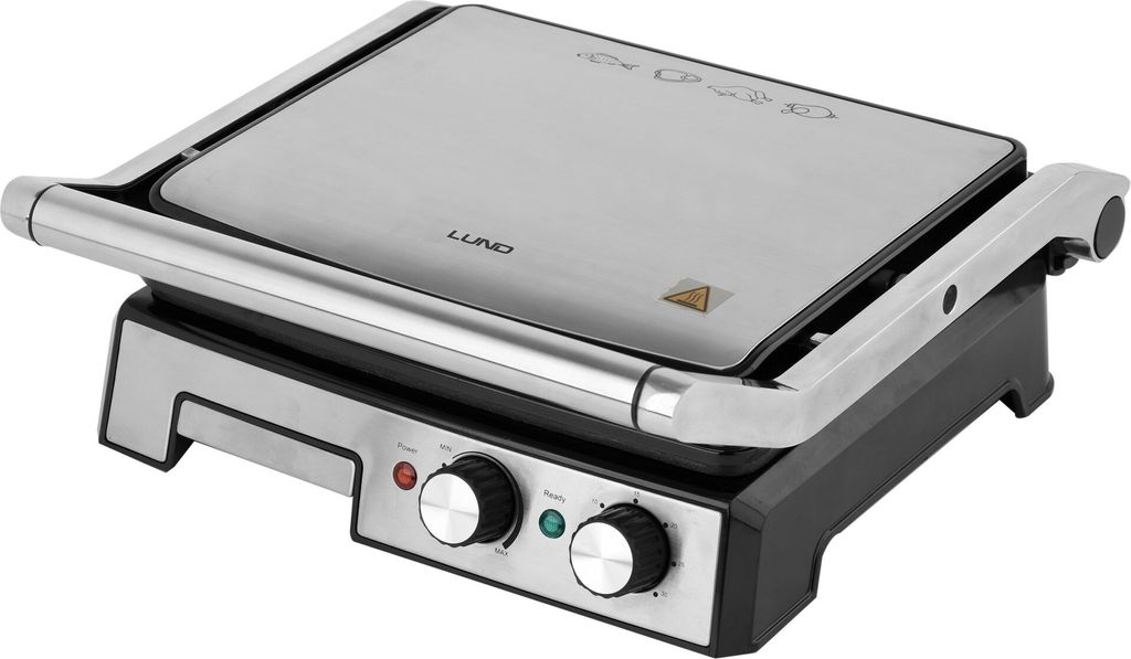 Griglia elettrica 2000W, griglia da tavolo, 29,5x24 cm Immagine del prodotto 
