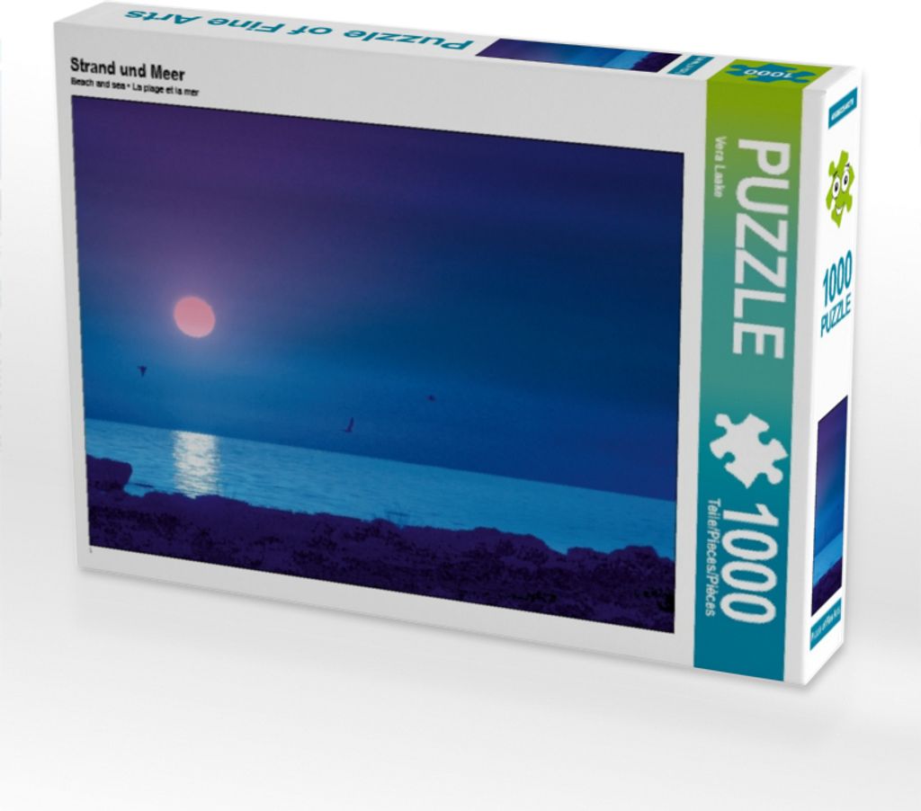 Calvendo Strand und Meer 1000 Teile Puzzle quer 640x480mm, Laake Vera; 7332546