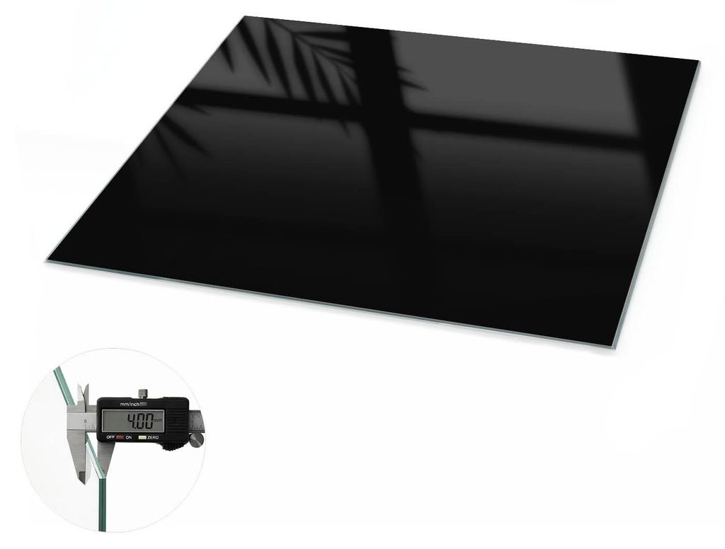 Glas Tischplatte 100x60 cm – Tischauflage aus gehärtetem Produktbild  KI-generiertes Bild