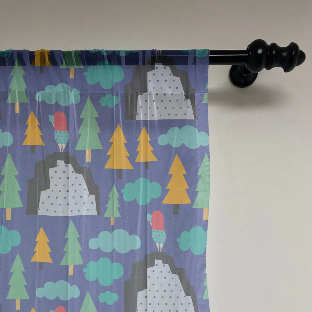 ABAKUHAUS Musica Tenda a Pannello Set di 2, Il Ritmo nel Mio Cuore
