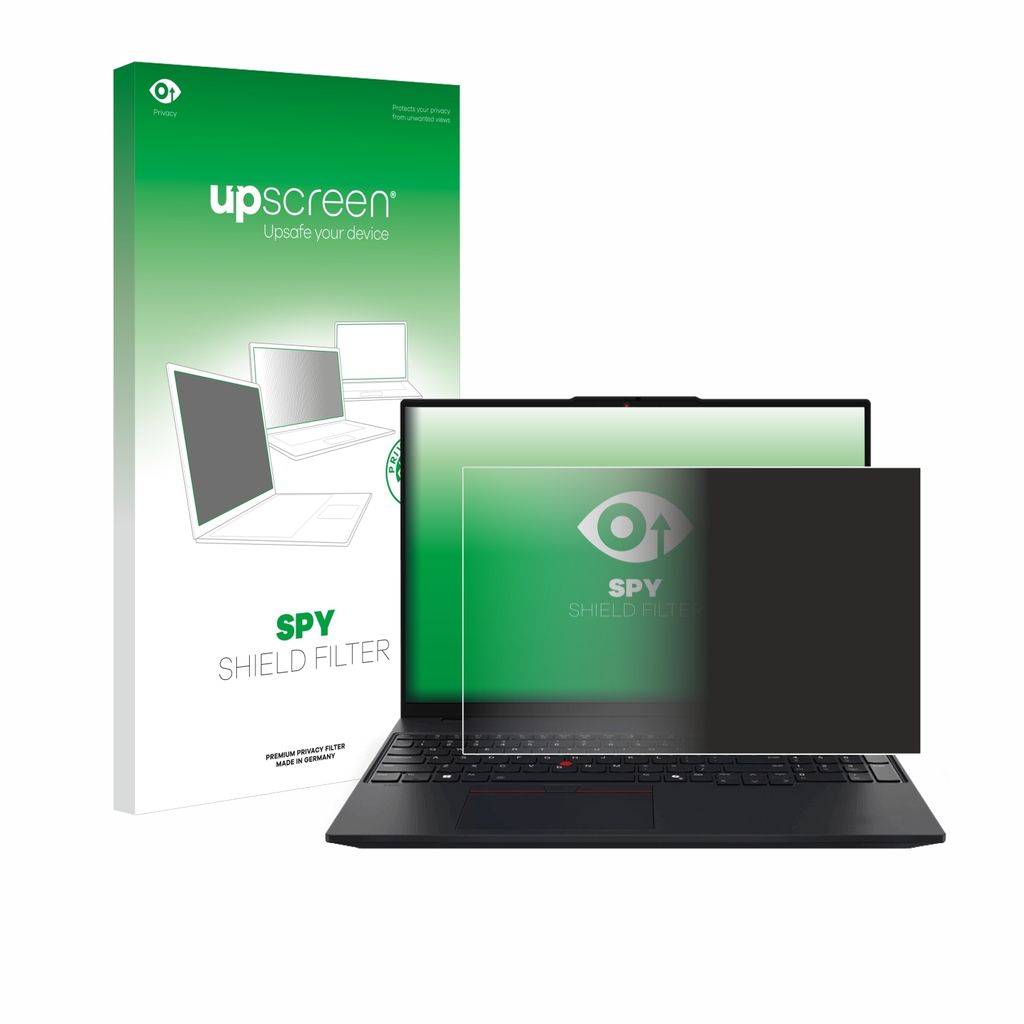 upscreen Blickschutzfilter für Lenovo ThinkPad L16 Gen 1 Anti-Spy Privacy Filter Sichtschutz Blaulicht-Schutz