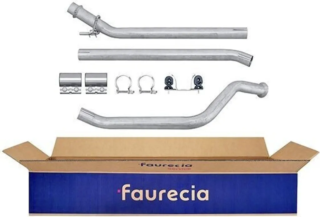 Tube d'échappement central anti-bruit pour C4 et 307 - OE 1717Z9 HELLA
