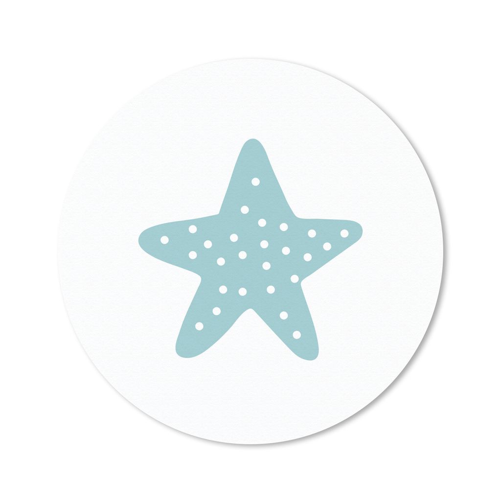 MuchoWow Mauspad Mousepad Stern - Punkte - Pastell - Mädchen - Jungen - Kinder 20x20 cm - Mousepads - Maus Mat - Pad - Mausunterlage - Schreibti...