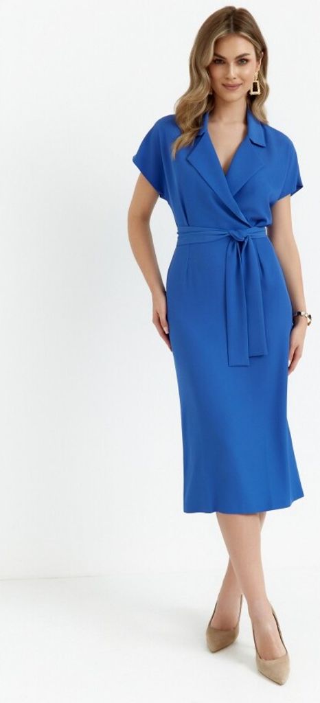 Stylove Midikleid für Frauen Ivoron S363 Blau XXL