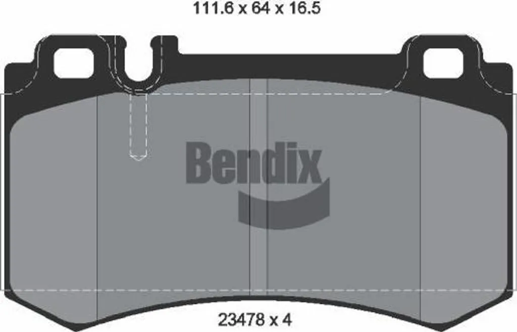 Plaquettes de frein BENDIX BPD1991 OE 0004230430 Haute Résistance Chaleur
