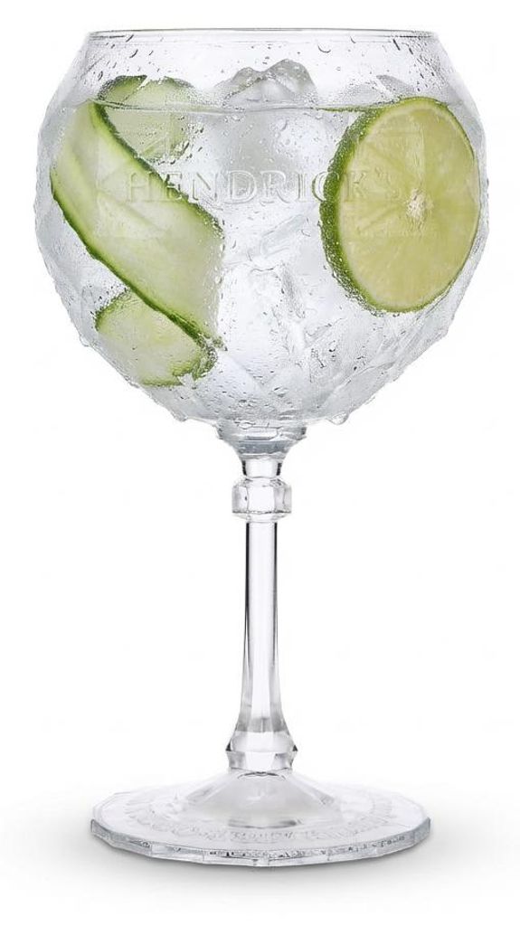 Hendricks Gin Glas 0,5l Design Ballongläser Edle Relief Produktbild 