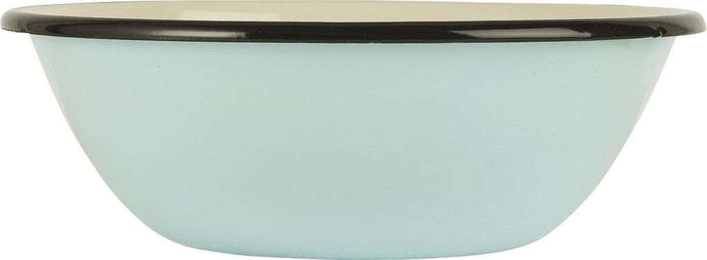 IB Laursen Schale Emaille Blau Schüssel Hellblau 16,5 cm Müslischale Geschirr