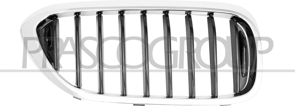 PRASCO BM0522023 Kühlergrill Frontgrill für BMW 5 Touring (G31) Rechts Chrom Schwarz