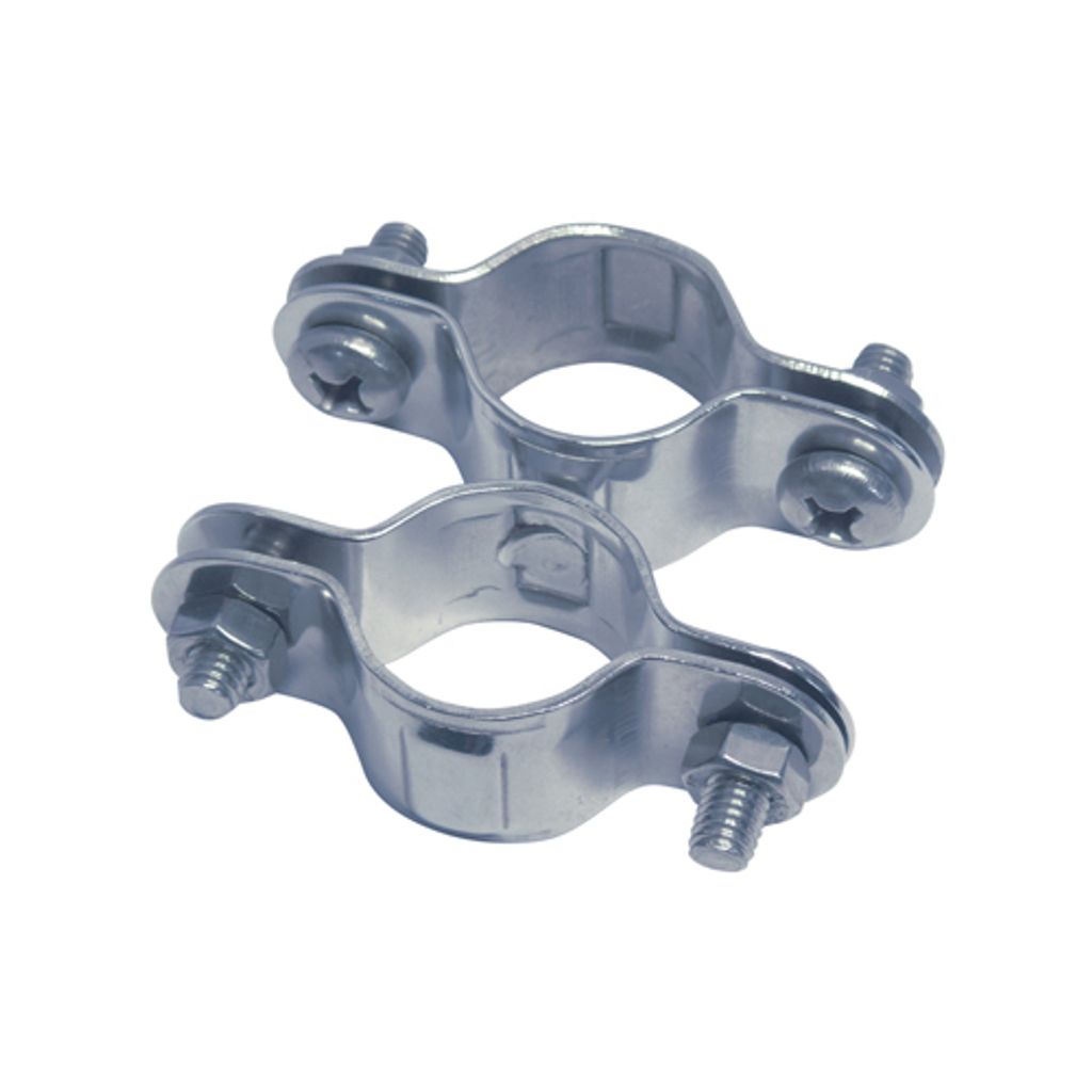 Doppelschelle, doppelt mit Wirbel, 25mm, Edelstahl A2