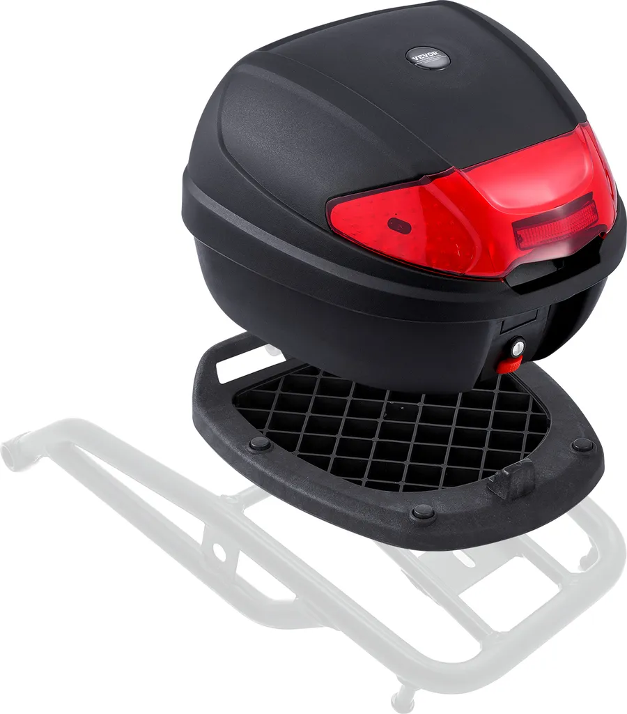 VEVOR Bauletto Moto 38L Universale | Valigia Rigida PP Impermeabile