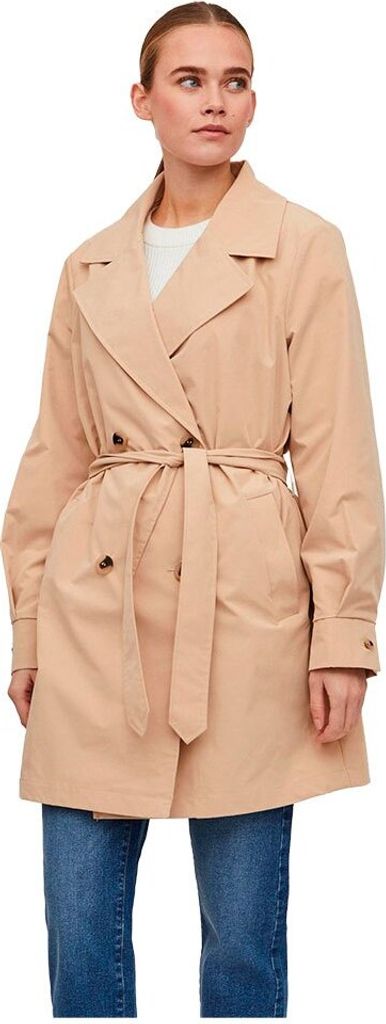 Vila Mersin Trenchcoat Beige 40 Frau Beige 40