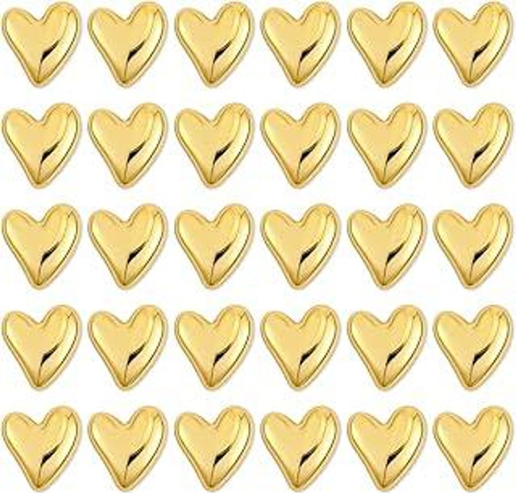 30 Stück Herz Magnete 3D Kühlschrank, Kleine Dekorative Kühlschrankmagnete für Magnettafel, Süße Herzfrmige Dekorative Magnete für Whiteboar...