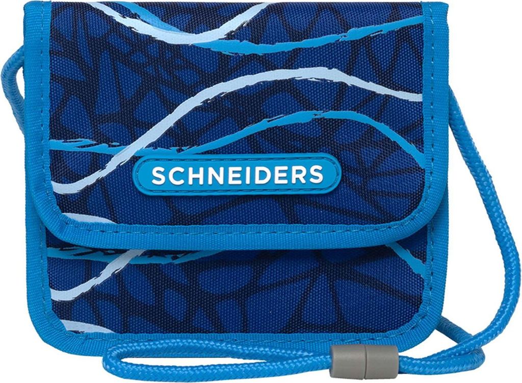 Schneiders Brustbeutel Geldbörse Neck Pouch Blue Vibes blau